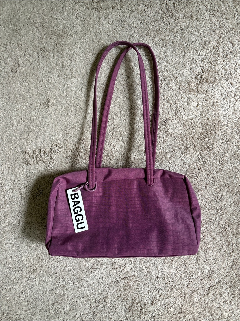 Baggu Nylon Bowler Bag - Wild Plum